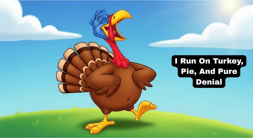 I Run On Turkey, Pie, And Pure Denial
